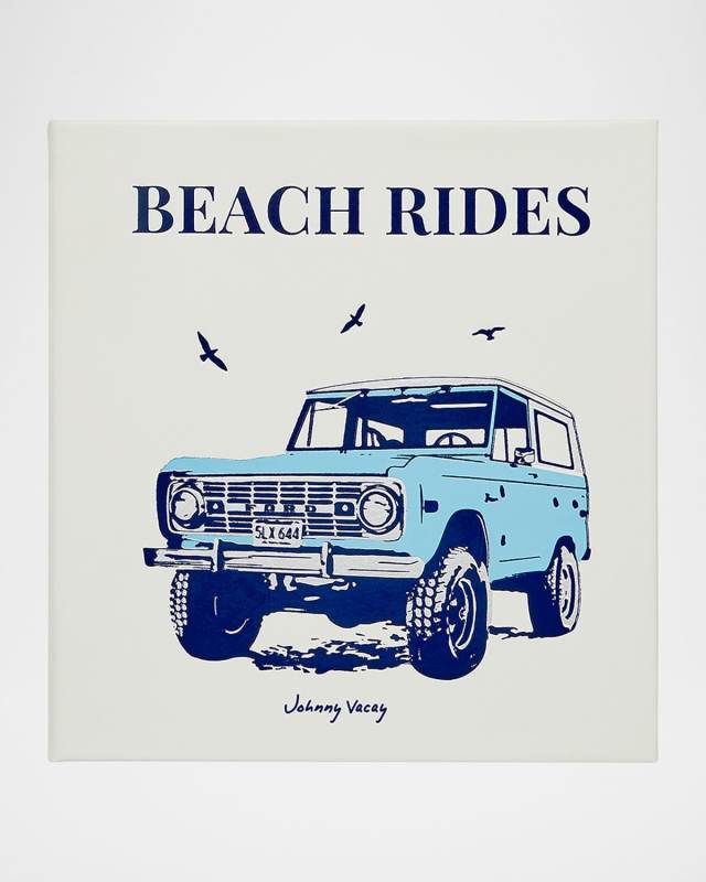 "Beach Rides" Leather-Bound Book by Johnny Vacay